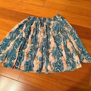 Berry N Cream Snake print Patterned Top